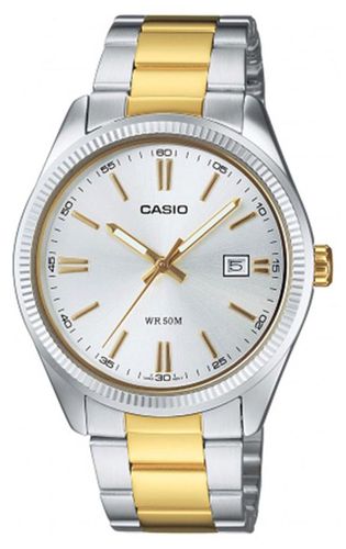 MTP Series Analogue Quartz (38.5mm) Sunray Dial Watch - Casio - Modalova