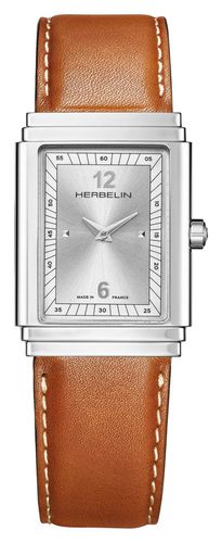 Art Deco (27mm) Dial / Leather Strap Watch - Herbelin - Modalova