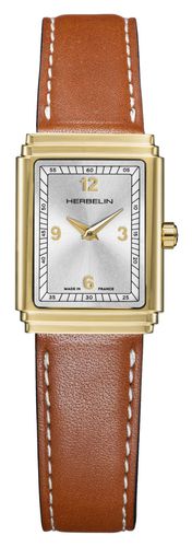 Art Deco (22mm) Dial / Leather Watch - Herbelin - Modalova