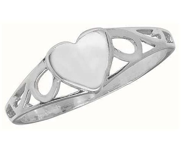 Sterling Silver Babies Heart Jewellery - James Moore TH - Modalova