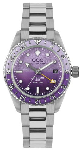 Dark Violet Automatic GMT (40mm) Dial / Watch - Out Of Order - Modalova