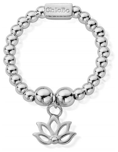 Women's | Mini Lotus | Silver Ring SRM2530 Jewellery - ChloBo - Modalova