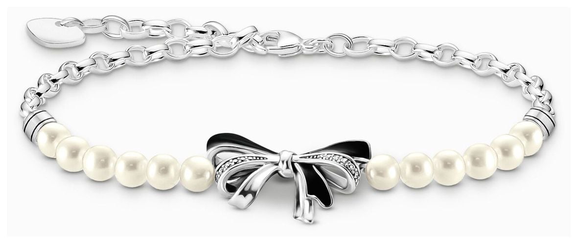 Lovely Romance Bow Bracelet Freshwater Pearls Jewellery - Thomas Sabo - Modalova