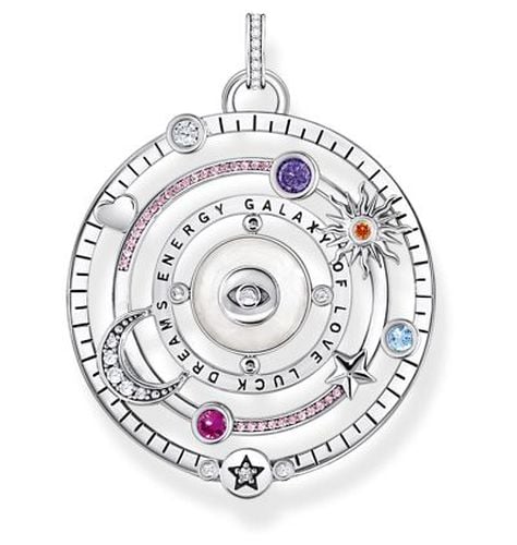 Ladies Half Ball And Colourful Stone Silver Jewellery - Thomas Sabo - Modalova