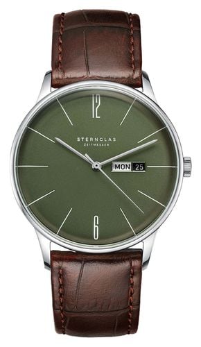 Berlin Quartz (38mm) Olive Dial / Watch - STERNGLAS - Modalova