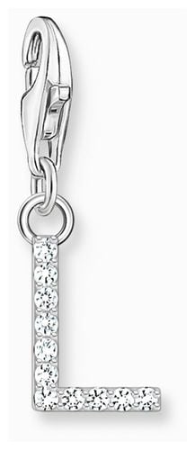 Charm Pendant Letter L With Stones Jewellery - Thomas Sabo - Modalova