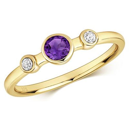 Ladies DIAMOND & AMETHYST Jewellery - James Moore TH - Modalova