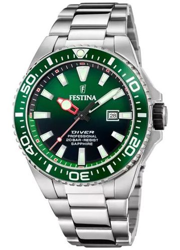 Diver Professional (45.7mm) Dial / Stainless Watch - Festina - Modalova