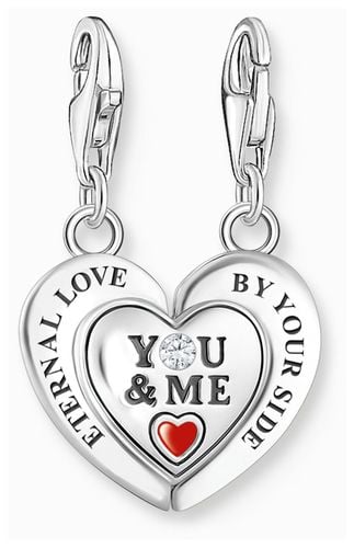 Heart-Shaped You & Me Charm 2108 Jewellery - Thomas Sabo - Modalova