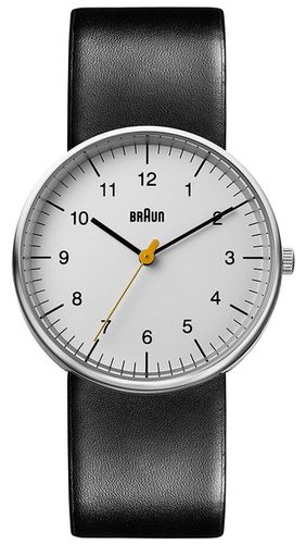 Unisex Leather Minimalist BN0021BKG Watch - Braun - Modalova