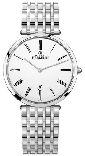 Men's | Epsilon | Extra Flat Stainless Steel Watch - Herbelin - Modalova