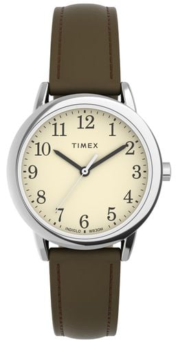 Women's Easy Reader Dial Leather Strap Watch - Timex - Modalova