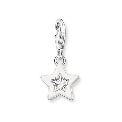 Silver Cold Enamel Stone Star Charm Jewellery - Thomas Sabo - Modalova