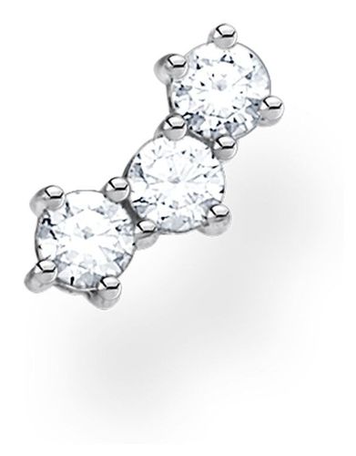 Three Stone Single Stud Earring Jewellery - Thomas Sabo - Modalova