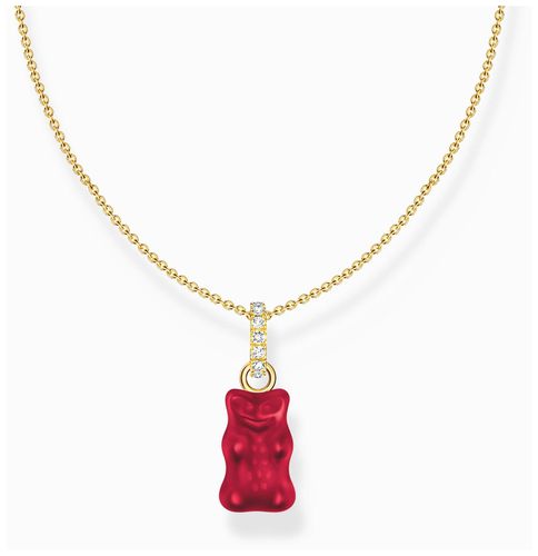 X HARIBO Red Goldbear Pendant Gold-Plated Jewellery - Thomas Sabo - Modalova