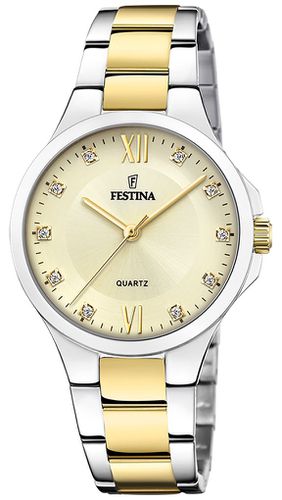 Ladies -Plated Steel W/ Steel Bracelet Watch - Festina - Modalova