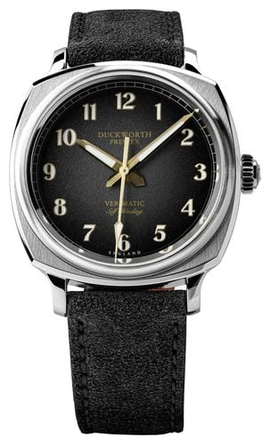 Verimatic (39mm) FumÃ© Dial / Ebony Watch - Duckworth Prestex - Modalova