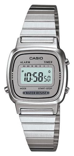 Women's Classic Dial / Stainless Steel Watch - Casio - Modalova