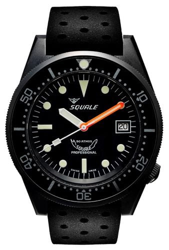 PVD (42mm) Dial / Rubber 1521PVD.NT Watch - Squale - Modalova