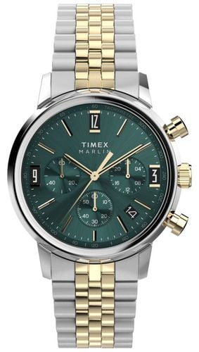 Marlin Quartz Chrono (40mm) Dial / Two-Tone Watch - Timex - Modalova