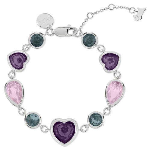 Radley Silver Plated Coloured Heart and Stone Set Jewellery - Radley Jewellery - Modalova