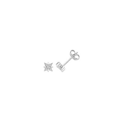 Silver Tiny Star Stud Earrings G51316 Jewellery - James Moore TH - Modalova