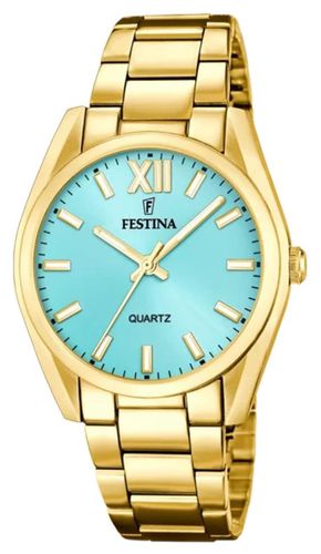 Ladies -Toned Sunray Dial Watch - Festina - Modalova