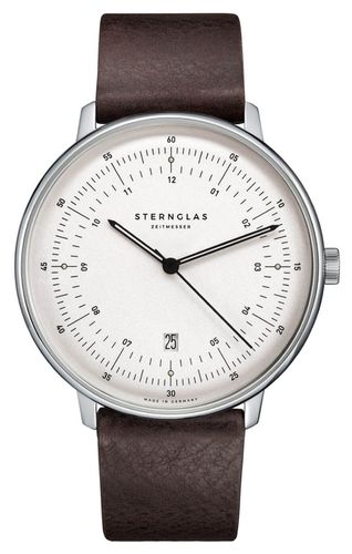 Hamburg Quartz (42mm) Dial / Leather Watch - STERNGLAS - Modalova