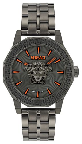 Men's MEDUSA DECO (43mm) Dial / -Tone Watch - Versace - Modalova