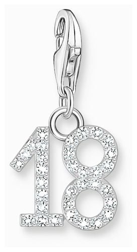 Number '18' Zirconia Charm Jewellery - Thomas Sabo - Modalova