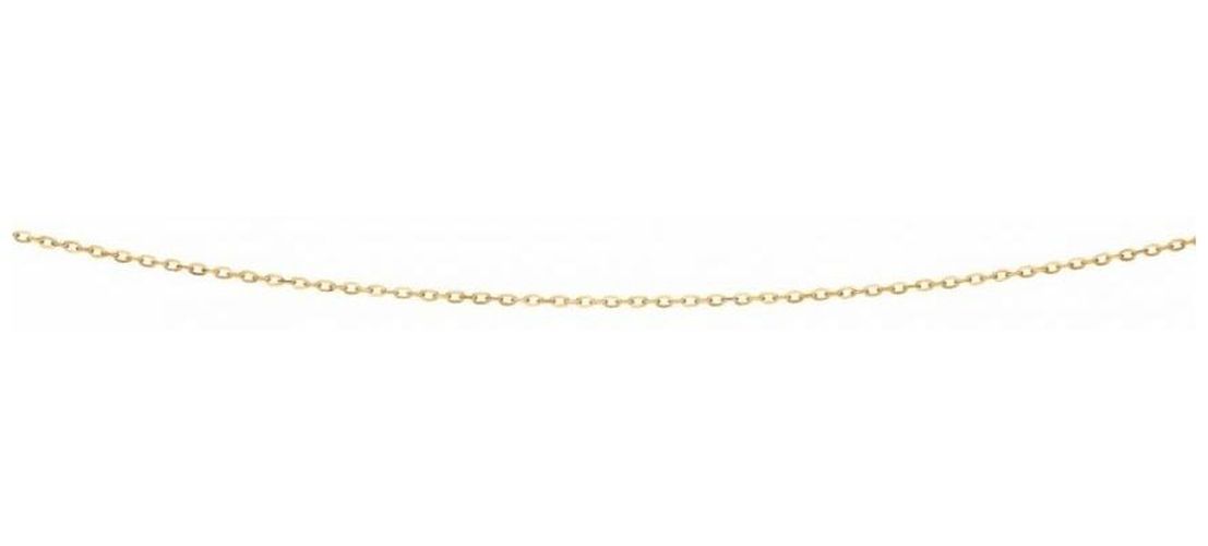 Flattened Cable Chain 18" Jewellery - Elements Gold - Modalova