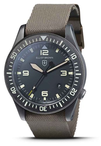 Elliot Holton Professional Quartz 'NIVO' (43mm) NIVO Watch - Elliot Brown - Modalova