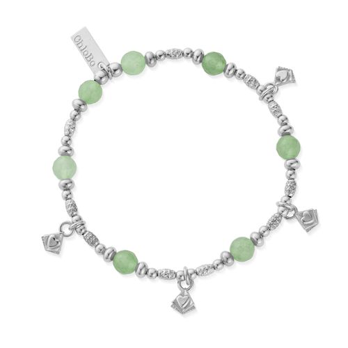 In Bloom MANIFEST LOVE Aventurine Bracelet - 925 Jewellery - ChloBo - Modalova