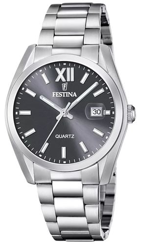 Acero Clasico (40mm) Dial / Stainless Steel Watch - Festina - Modalova