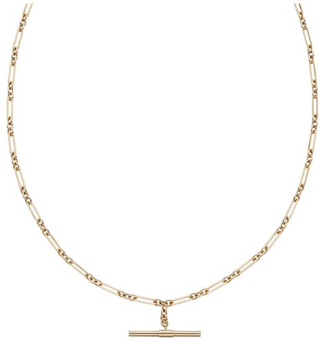 T-bar Chain Necklace GN354 Jewellery - Elements Gold - Modalova