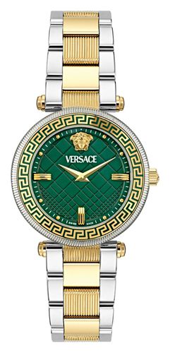 REVE (35mm) Dial / Two-Tone Stainless Steel Watch - Versace - Modalova