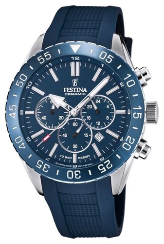 Men's Ceramic | Silicone Strap | Dial Watch - Festina - Modalova