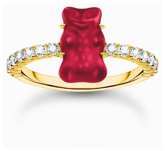 X HARIBO Mini Red Goldbear Zirconia Gold- Jewellery - Thomas Sabo - Modalova