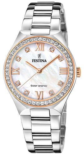 Women's Solar Energy (35mm) Mother-of-Pearl Dial / Watch - Festina - Modalova