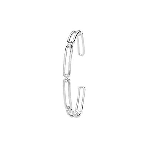 Silver CZ Paper Clip Bangle G4432 Jewellery - James Moore TH - Modalova