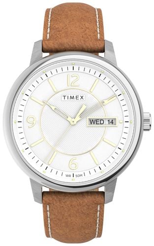 Chicago Dial Leather Strap TW2V28900 Watch - Timex - Modalova