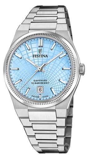 Swiss Made RivÃ© Quartz (40mm) Light Dial / Watch - Festina - Modalova