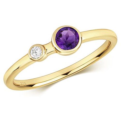 Ladies DIAMOND & AMETHYST Jewellery - James Moore TH - Modalova