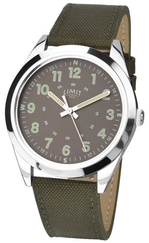 Men's | Military Style |Khaki Strap & Watch - Limit - Modalova