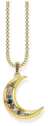 K Yellow Gold Plated Royalty Moon Necklace Jewellery - Thomas Sabo - Modalova