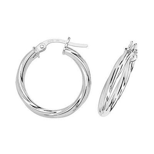 Mm Hoop Earrings ER349W Jewellery - James Moore TH - Modalova