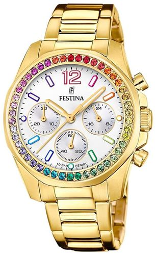 Womens Bracelet Boyfriend Chronograph F20609/2 Watch - Festina - Modalova