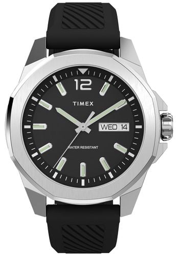 Essex Ave Day-Date (46mm) Dial / Rubber Watch - Timex - Modalova