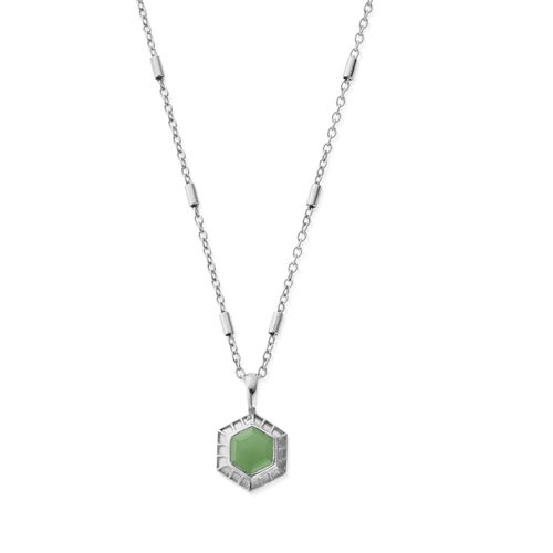 In Bloom HAPPINESS Aventurine Necklace - 925 Sterling Jewellery - ChloBo - Modalova