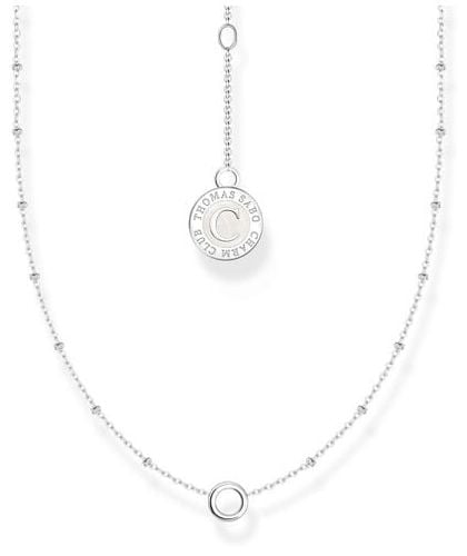 Ladies Silver Round Pendant And Small Balls Jewellery - Thomas Sabo - Modalova